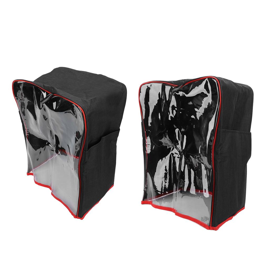 Stand Mixer Cover Water Resistant Oxford Cloth Transparent Front Kitchen Mixer Dust Proof Cover with Pockets
