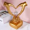 European Style Thinker Sculpture: Creative Ornament for Bookcases and Wine Cabinets