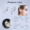 Fashion Colorful Nose Rings, Earrings & Lip Rings Stainless Steel Hypoallergenic Body Piercing Set, Exquisite Wedding Jewelry