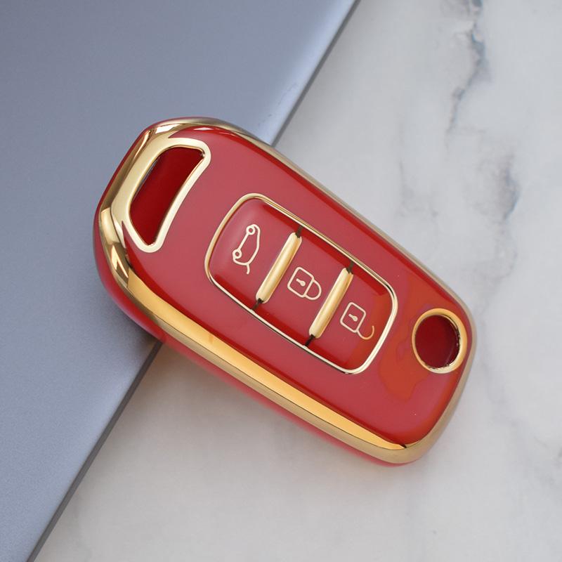 Tpu Car Flip Key Case Cover Shell For Renault Captur Megane Sandero Stepway Logan Clio 5 Arkana Kwid Kadjar