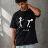 Oh Snap Funny Stick Figure Cartoon Graphic Unisex Modal TShirt Print Short Sleeve ONeck Tees Soft Lightweight Summer Casual Tops