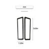2Pcs Carbon Fiber A-Pillar Air Vent Outlet Cover Trim For Infiniti Q50 Q60 14-19