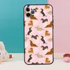 Dachshund Teckel Dackel Dog Phone Case For iPhone 17 Air 16 14 13 12 11 15 Pro Max 12 13 Mini 15 16 Plus 16e Cover Coque