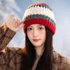 Outdoor Autumn and Winter Casual Knitted Hat Warm Wool Hat Windproof Ear Protection Stack Hat Women