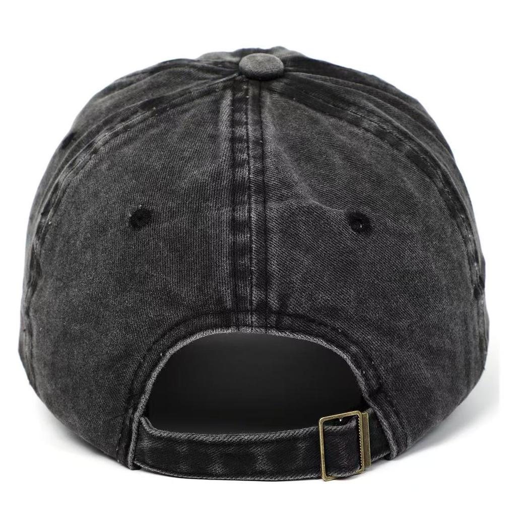 Men'S Washed Cotton Baseball Cap With Ride A Horse Embroidery Dad Hat Sport Golf Cap Sun Hat For Men Uv Blocking Bungee Hat