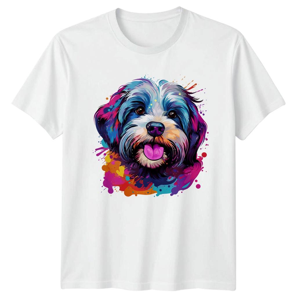 Colorful Dog Face TShirt Pet Portrait Dogs Gift For Him And Her