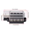 Universal 4 Ways Blade Fuse Block Box 12V 24V High Quality Fuses Box 1 In 4 Out Car Fuse Holder Box Marine Auto Fuse Connector