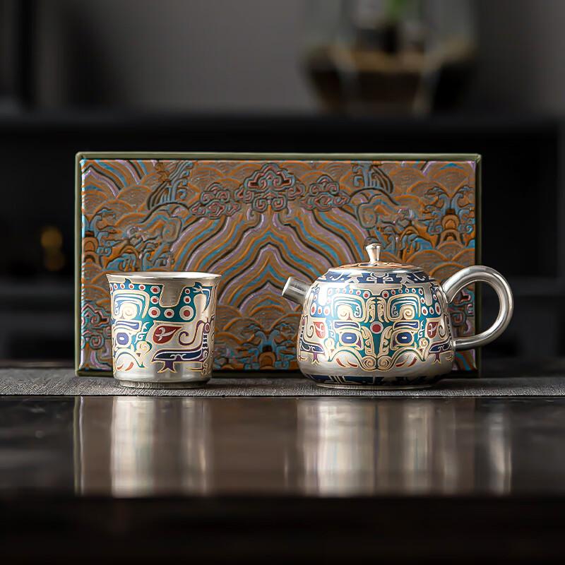 Jutaotang Dunhuang Ceramic Kung Fu Tea Set