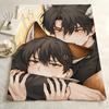 Novel O-Omniscient R-Reader Throw Flannel Blanket Skin Soft Suitable for Sofa Living Room Bed Travel and Gifts