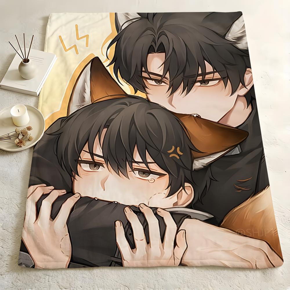 Novel O-Omniscient R-Reader Throw Flannel Blanket Skin Soft Suitable for Sofa Living Room Bed Travel and Gifts