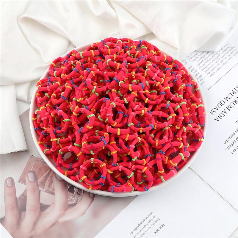 30/50/100 buc/Set Colorate Mici Elastice de Păr Fete Drăguțe Elastice de Păr cu Elasticitate Ridicată Accesorii de Păr pentru Copii Suport Coadă de Cal Bandă de Păr