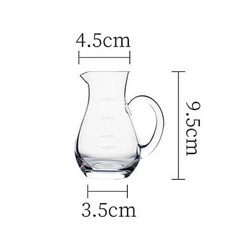 

100ml/150ml Wine Dispenser Glass Decanter Classic Measure Jug High End Foreign Wine Pot Luxury Glass Kettle Kitchen Accessories