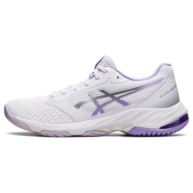 

Женские кроссовки ASICS Netburner Ballistic FF 3 White Digital Violet 1052A069-104