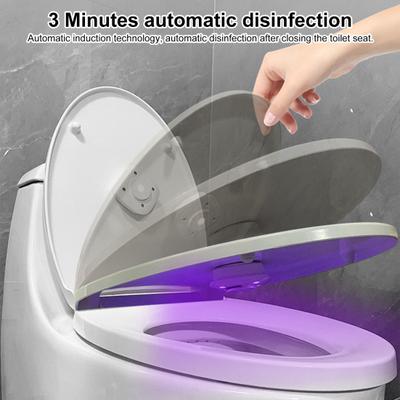 Closestool Sterilisationslicht Ein-Tasten-Start Geruchsentfernung Langlebiger, praktischer Toilettensitz UV-Lampe Desinfektionsreiniger Haushaltsbedarf