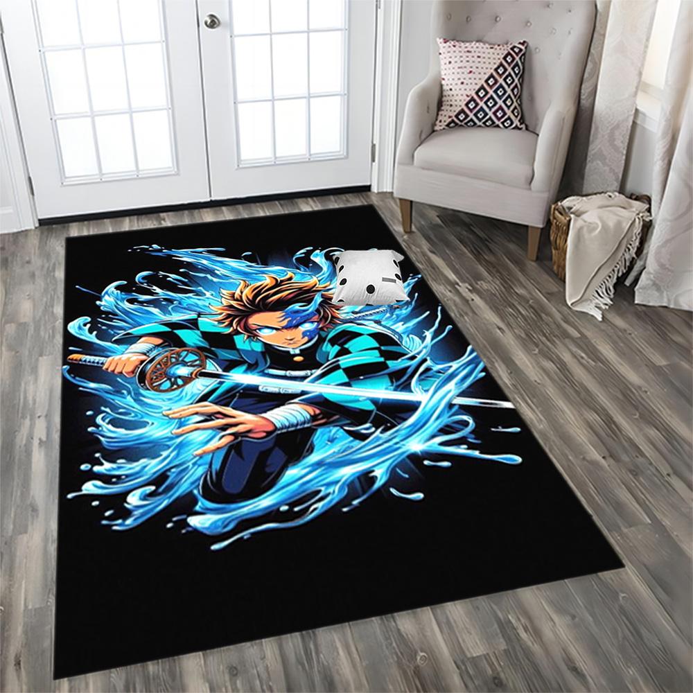Demon Slayer rug for Living Room rug, Bedroom, Study Room, Hallway Decoration, Perfect for Home Decoration or Holiday Gifts