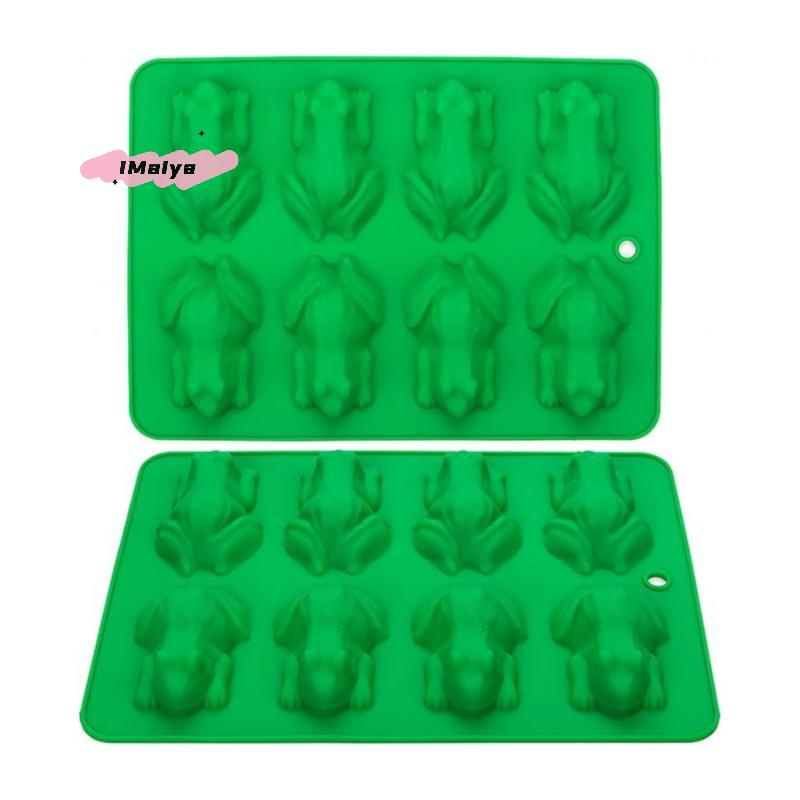 3D Frog Silicone Molds for Fondant Candy Chocolate Jello Epoxy Resin & Cake Decorating Tools Passover Themed Mould for Crafting