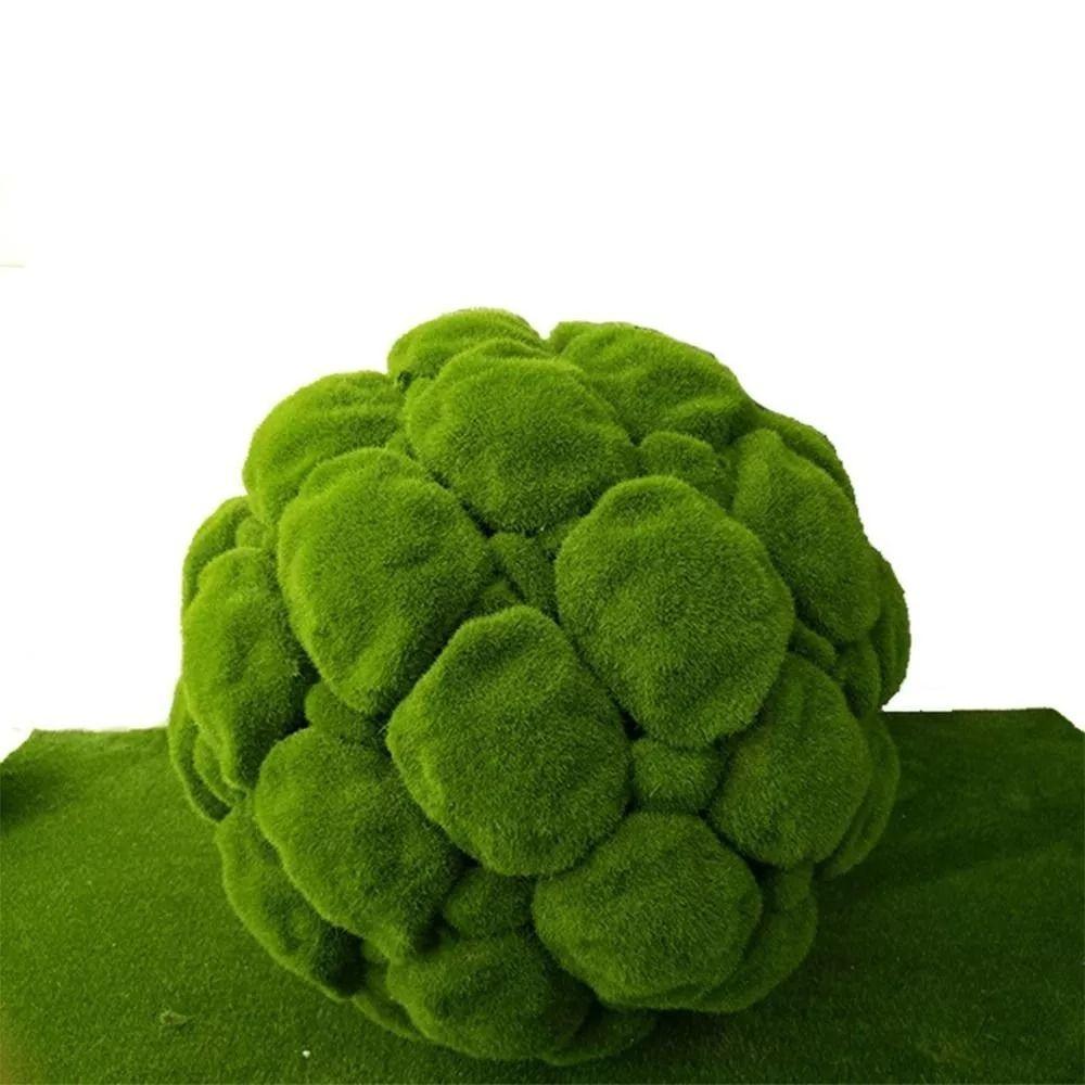 New Foam Artificial Moss Ball Fibre Simulation Moss Fake Plants Eternal Grass