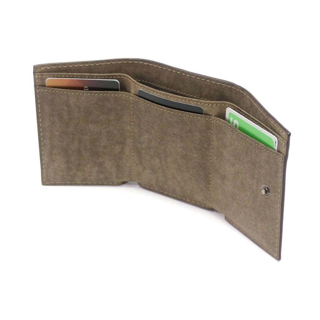 Trifold Wallet Genuine Leather Buona Red [Baggy Port] ZYS-2409 Men's BP-ZYS2409-RE