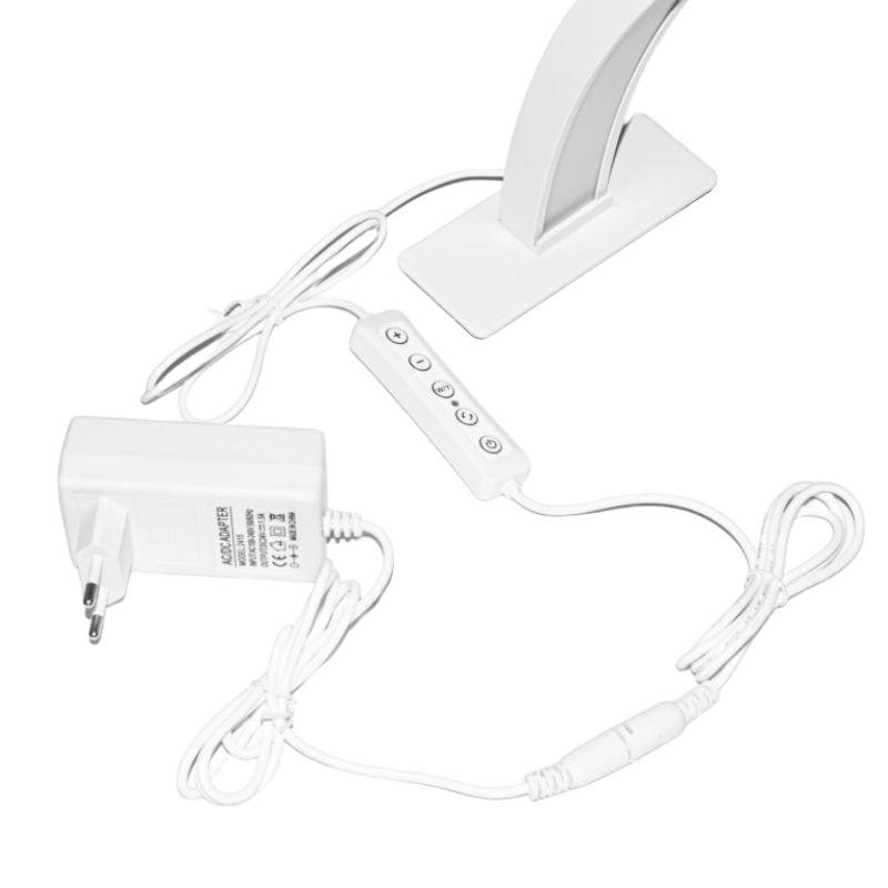 Lampa biurkowa moon led do manicure 36w duży łuk