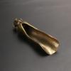 New Tea Scoops Shovel Brass Copper Goat Head Coffee Black Tea Spoon Powder Teaspoon Teaware Tea Ceremony Ice Cream