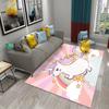 Cartoon Rainbow Cute Unicorn Area Rug Carpet Rug Living Room Children's Room Decor Kids Play Crawl Soft Non-slip Floor Mat Gift