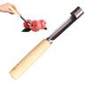 Corer Tool Kitchen Stainless Steel Pear Pitter Anti-Slip Manual Kitchen Corer with Wood Handle for Fruit Slicing Cooking Salad