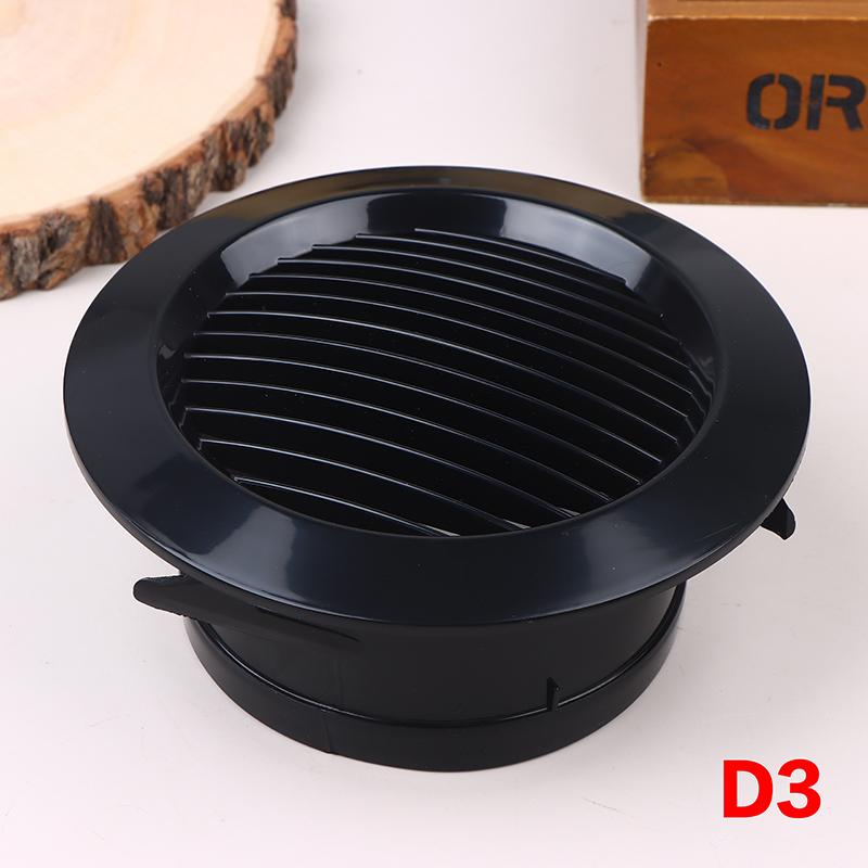4 Shapes Availables 75/100/125Mm Round Ducting Ventilation Cover Air Vent Extract Valve Grille Air Circulation Vents Cover