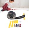 ible Race Car Track Rolls Up Portable   Track Racetrack Toy with 4 Cars for 3 To 10 Years Old Boys
