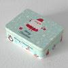 Christmas Tinplate Candy Tin Can Metal Box Cartoon Elk Santa Claus Letter Printed Xmas Candy Cookie Tea Storage Gift Case