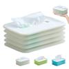 Silicone Foldable Tissue Box Cover, Tissue Holder Dispenser For Facial Tissue, Tissue Holder For Home Office Countertops