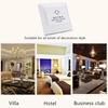 Hotel Energy Saving Switch Rfid Card Smart Induction Hotel Power Switch 40A Timer Delay 6000w 86mm