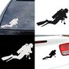 Autos Auto Teile Körper Fahrzeug Aufkleber Fenster Reflektierende Aufkleber Ornamente Auto Taucher Scuba