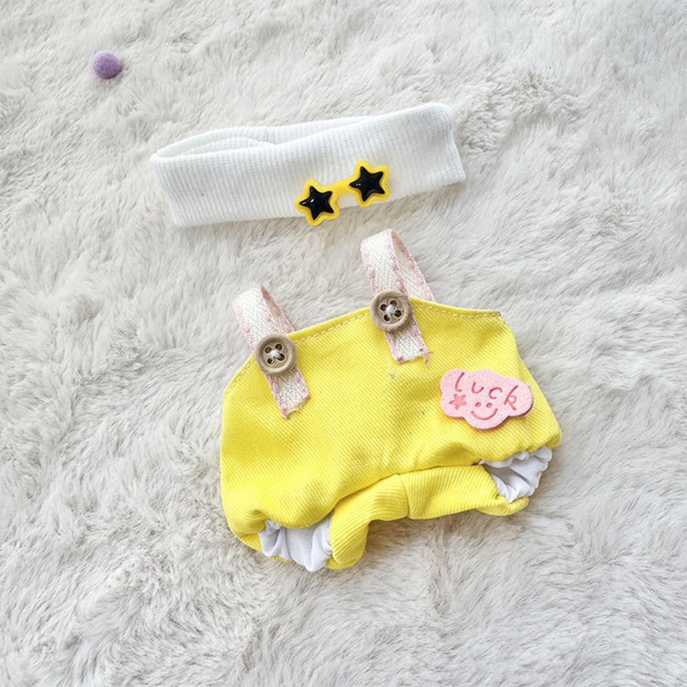 For 17cm Labubu Doll Clothes Fashion Clothes Hoodies Doll Clothes Color Match Hoodies Dolls Accessories Cute Decoration Little Cloths