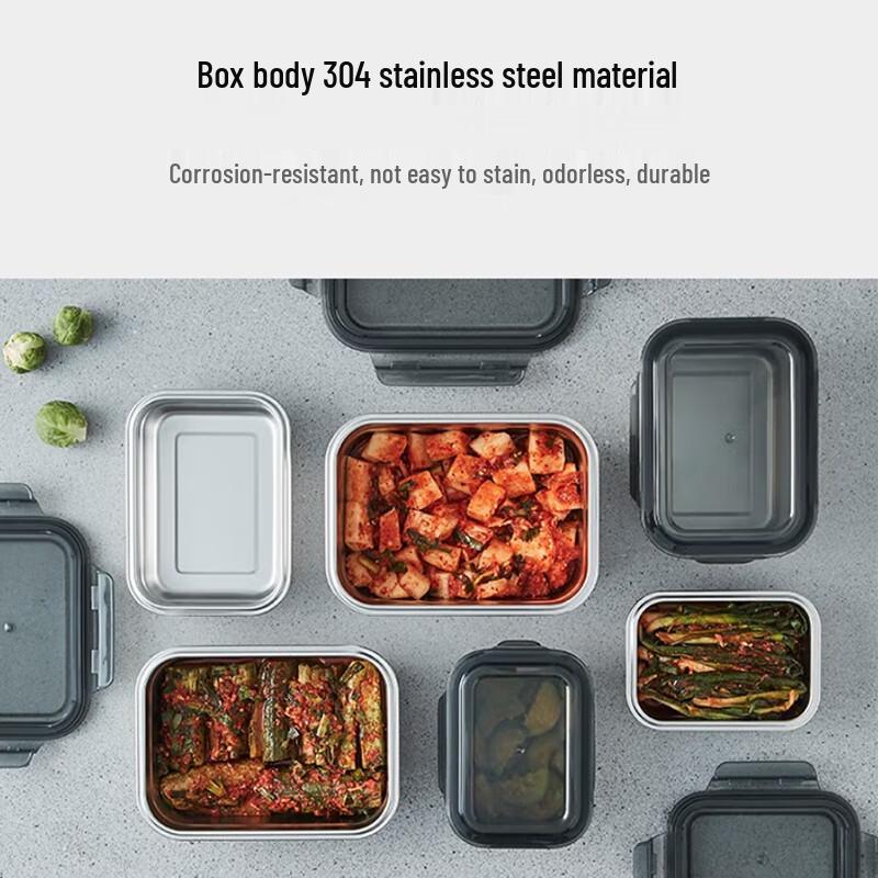 LOCK&LOCK 0.6L Stainless Steel Food Container