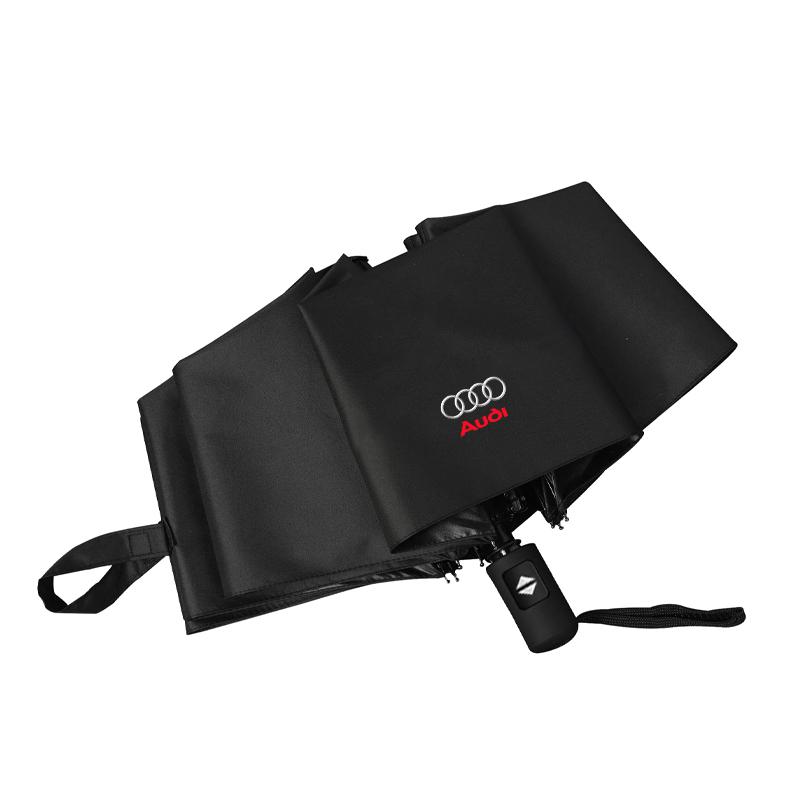 Car Fully Automatic Compact Folding Custom Umbrella Car Accessories for Audi C5 C6 C7 A4 B6 B8 B7 A6 A3 A5 Q3 Q5 Q7 8P  S3 S5 S1 S4 S2 RS3 RS4 RS5 RS6