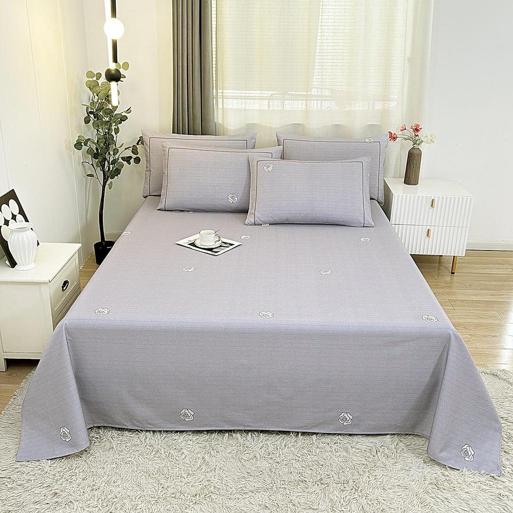 Haushalt doppelt verdickt altes grobes Tuch Bettlaken Einzelstück Baumwolle Steppdecke Laken Studentenwohnheim Einzelbett reine Baumwolle