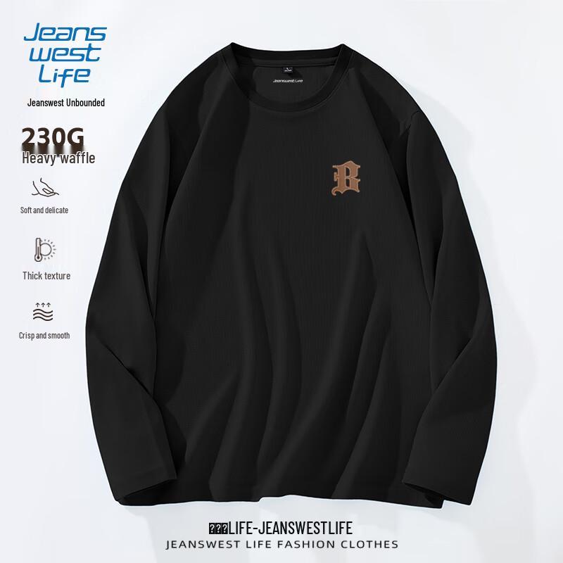 JEANSWEST LIFE Men s Loose Fit Long Sleeve T-Shirt 2XL