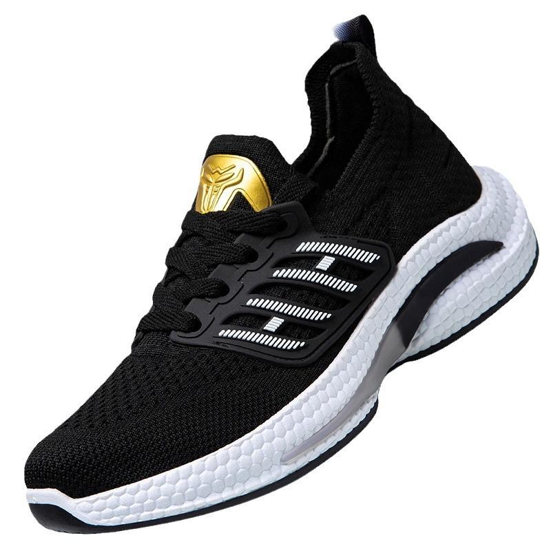 Sneakers Men's Spring Summer Fashion Running Shoes Flying Weaving Trend Breathable Casual Shoes Large Size Men's Shoes