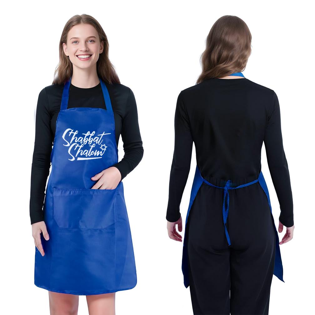 Star Of David Shabbat Shalom Challah apron Je judaica Hebrew Sabbath Dinner home Kitchen decoration Hostess wife mom Gift