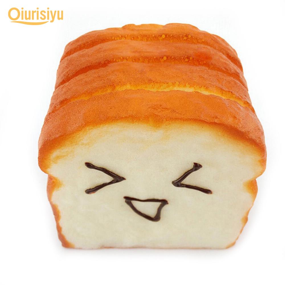 Toast Bread Expression Card Cellphone Holder Hand Pillow