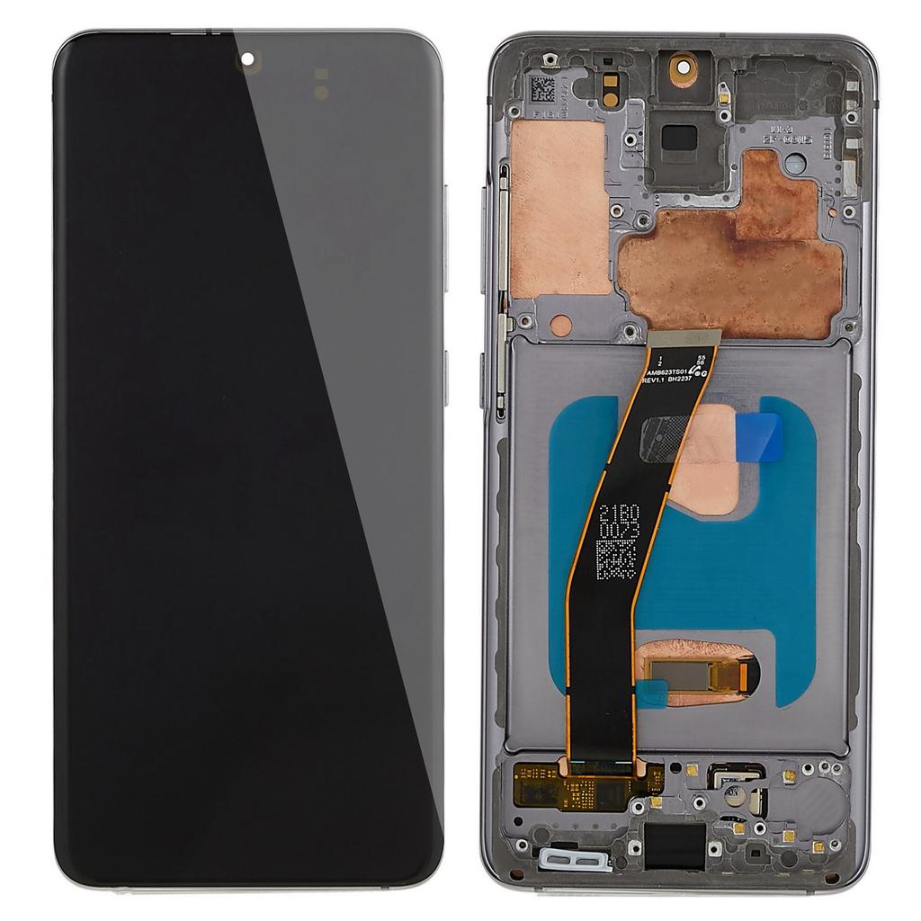 Pour Samsung Galaxy S20 4G G980/S20 5G G981 Écran OLED Grade C et Assemblage Numériseur+Châssis (sans logo)