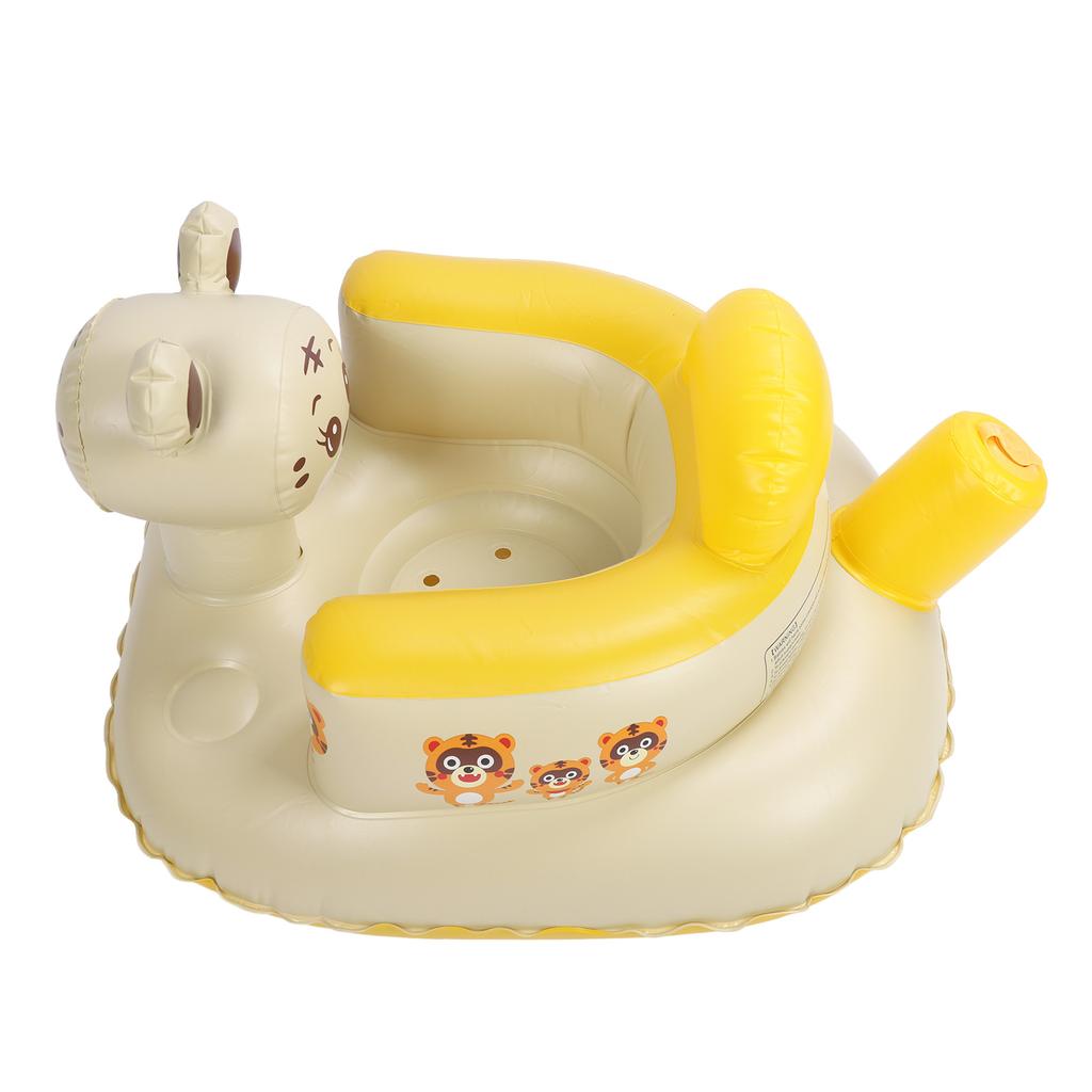 Baby Inflatable Seat Folding Toddler Seat Bath Chair Aerated Baby Seat Chair for Pool Bathtub