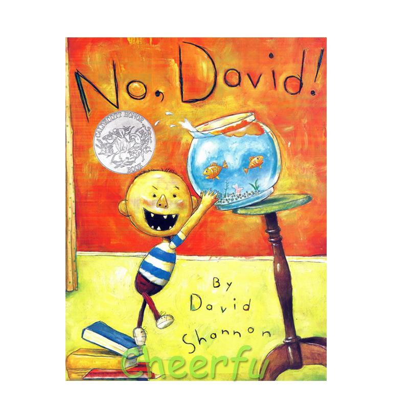 David Shannon, No David, David Gets In Trouble, David Goes To School Cognitive English Picture Books for Kids Children Story