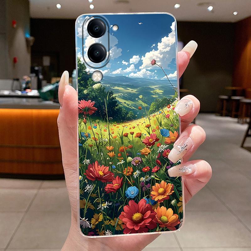 

Чехол Для Vivo Y04 Чехол Роскошный Дракон Милый Крутой Мальчики Девочки Задняя Крышка Для VivoY04 Vivo Y 04 Y29s Y29t 5G Прозрачный Чехол Для Телефона Vivo Y04 4G