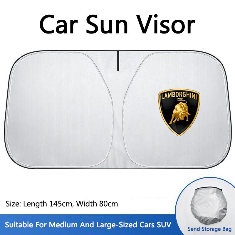 

Neck pillow Car Windshield Sun Shade Visor Sunscreen Shield For Lamborghini LP570 LP610 Urus LP700 LP770 Gallardo Auto Headres
