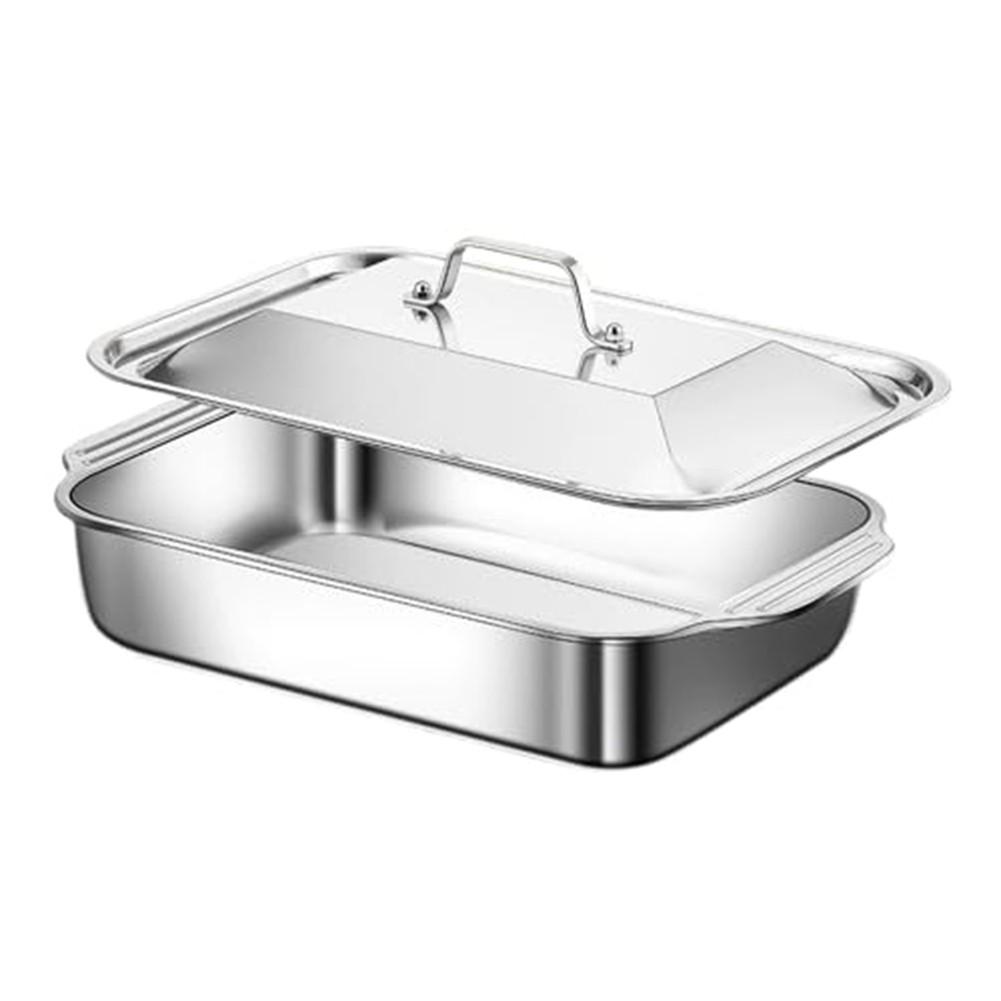 

Five-layer Capacity Lasagna Pan Stainless Steel Pan 37