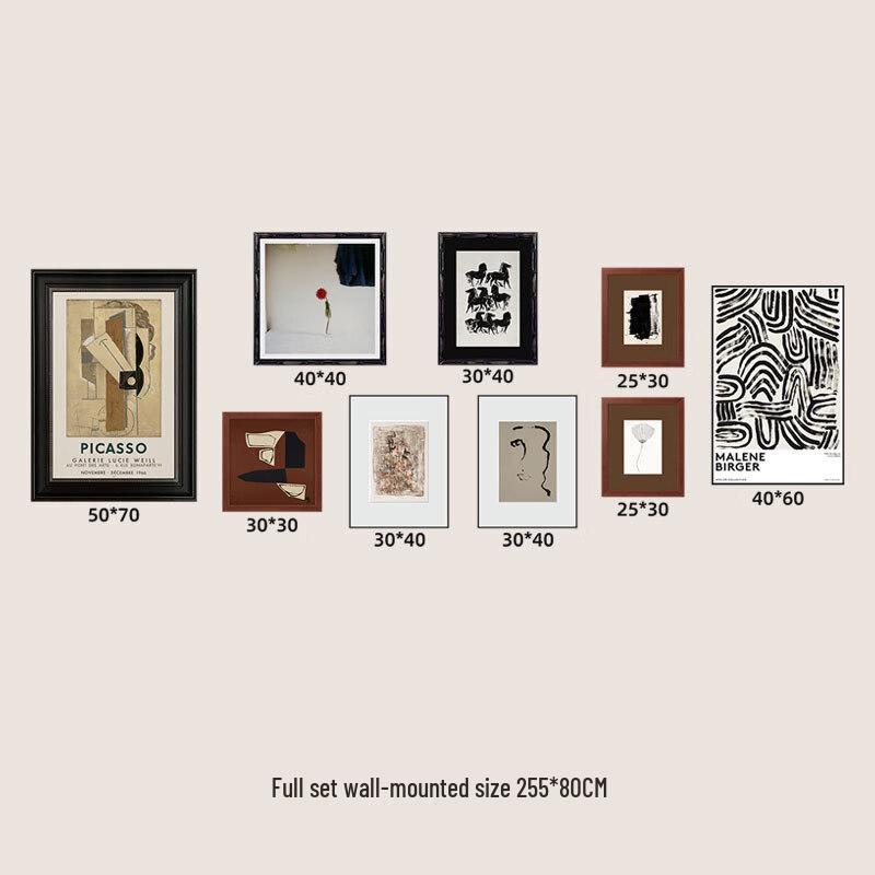 Beiduo Yang Modern Abstract Decorative Painting Set