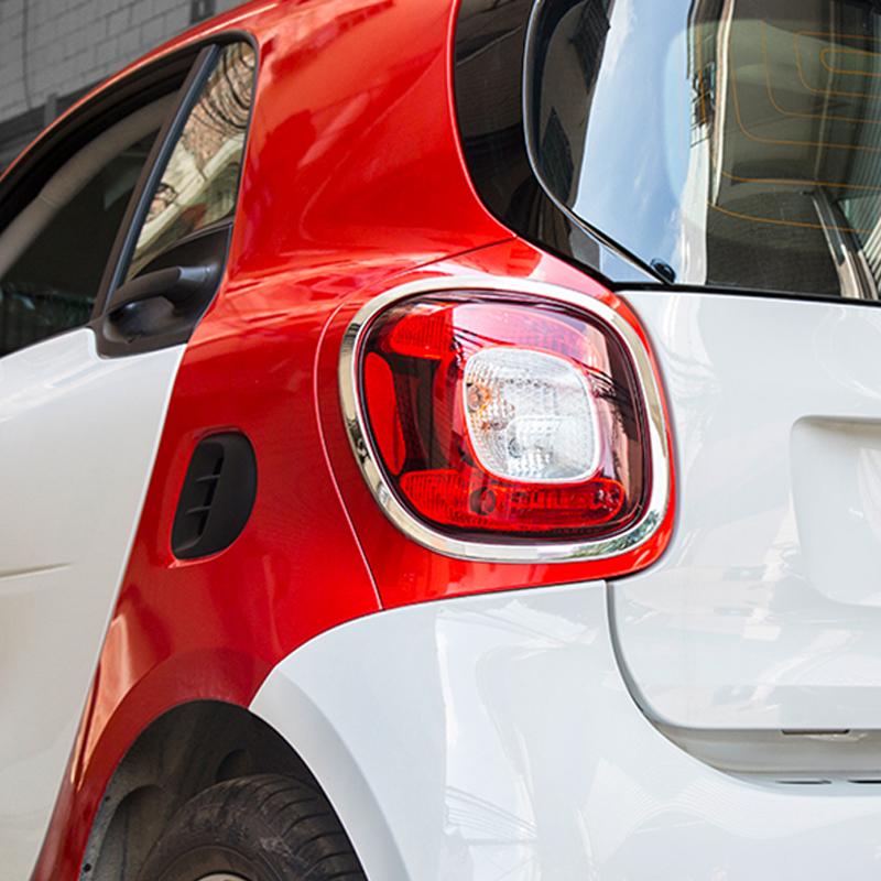 2 buc. Lampă din spate pentru mașină, cadru de acoperire, autocolant, carcasă decorativă, carcasă pentru mașină Smart fortwo 453