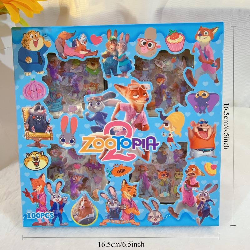 Disney Zootopia 100 Sheet Sticker Journal Stickers, DIY Phone Case Decals, Stylish Stickers, Phone Case and Laptop Decoration Stickers