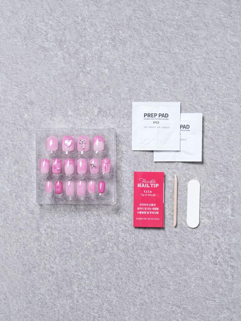 25SS Tita Press-On Square False Nails Set #3